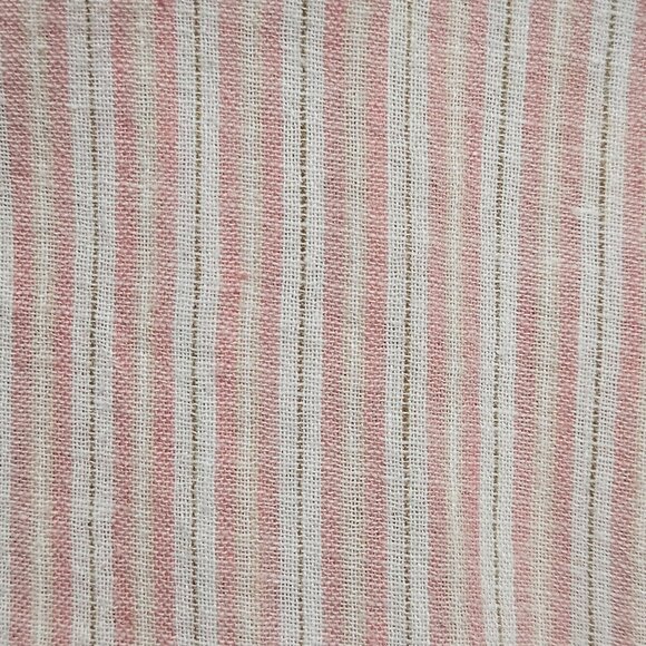 Johnny Was Peasant Embroidered Stripe Linen Tunic Dress 2X Boho Coastal Cottage - Picture 11 of 13